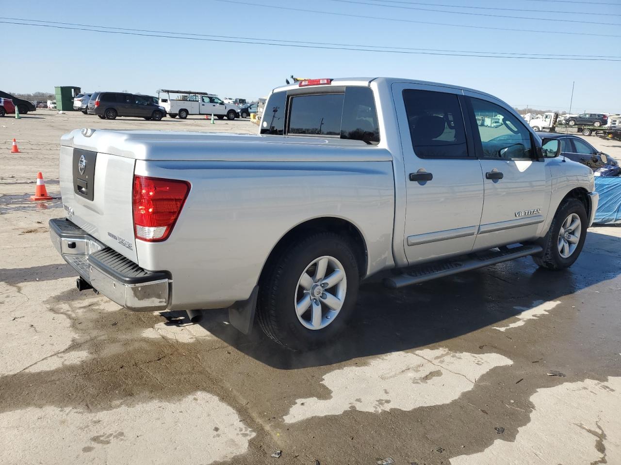 2010 Nissan Titan VIN 1N6BA0ED4AN317007 Copart auction photo, rear end / side damage thumbnail 3