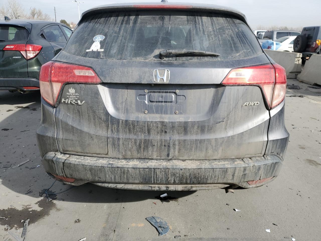 2016 Honda HR-V VIN 3CZRU6H36GM715041 Copart auction photo, front end damage thumbnail 6