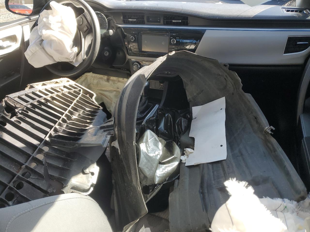 2015 Toyota Corolla VIN 2T1BURHE9FC397028 Copart auction photo, front end / undercarriage damage thumbnail 8