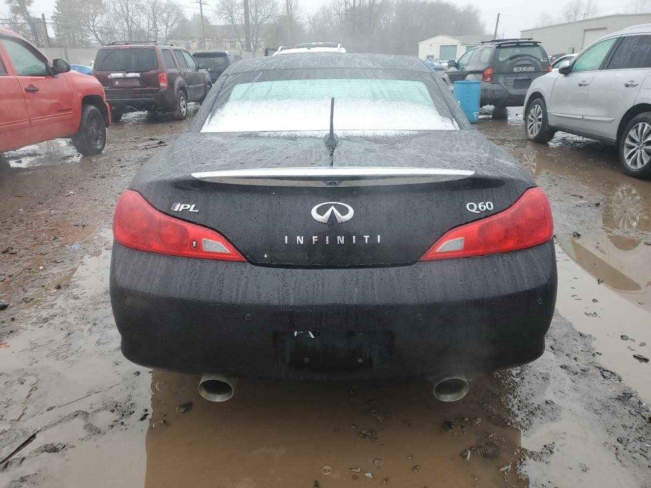 2014 Infiniti Q60 VIN JN1CV6FE2EM900244 Copart auction photo, front end damage thumbnail 6