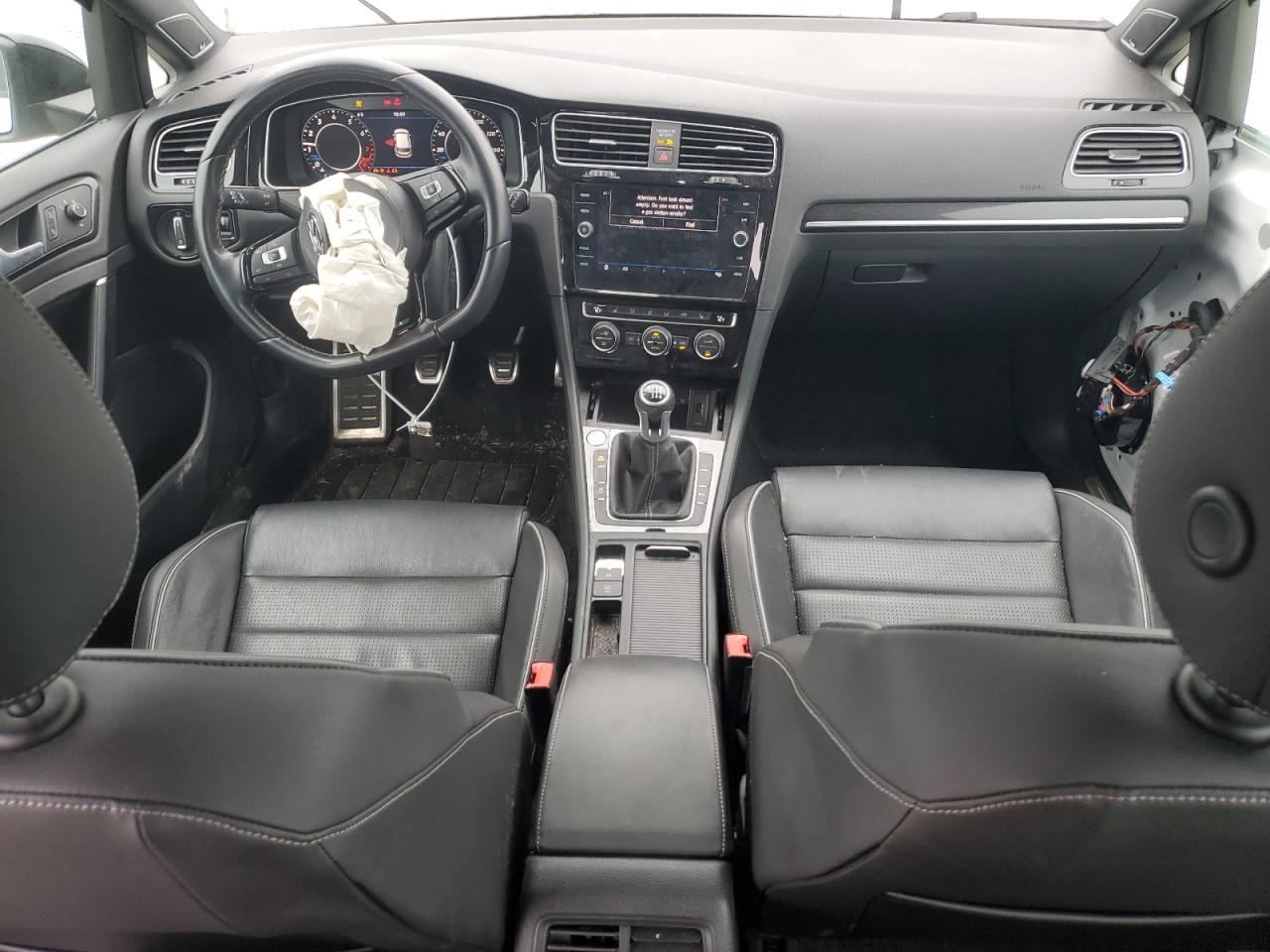2019 Volkswagen Golf VIN WVWWA7AU9KW153137 Copart auction photo, all over damage thumbnail 8
