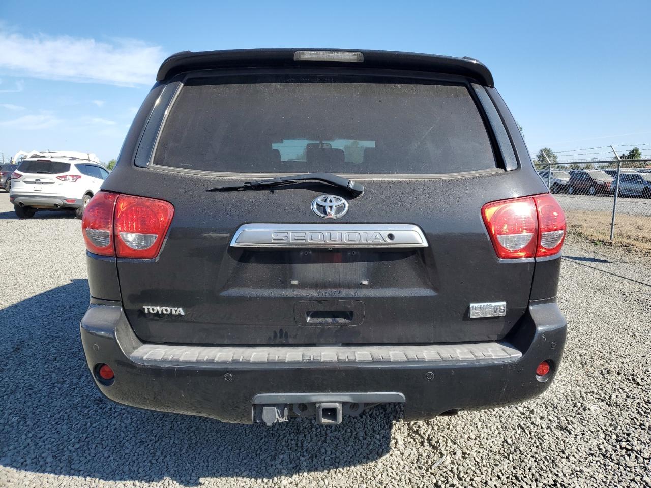 2008 Toyota Sequoia VIN 5TDZY67A48S011450 Copart auction photo, front end / side damage thumbnail 6