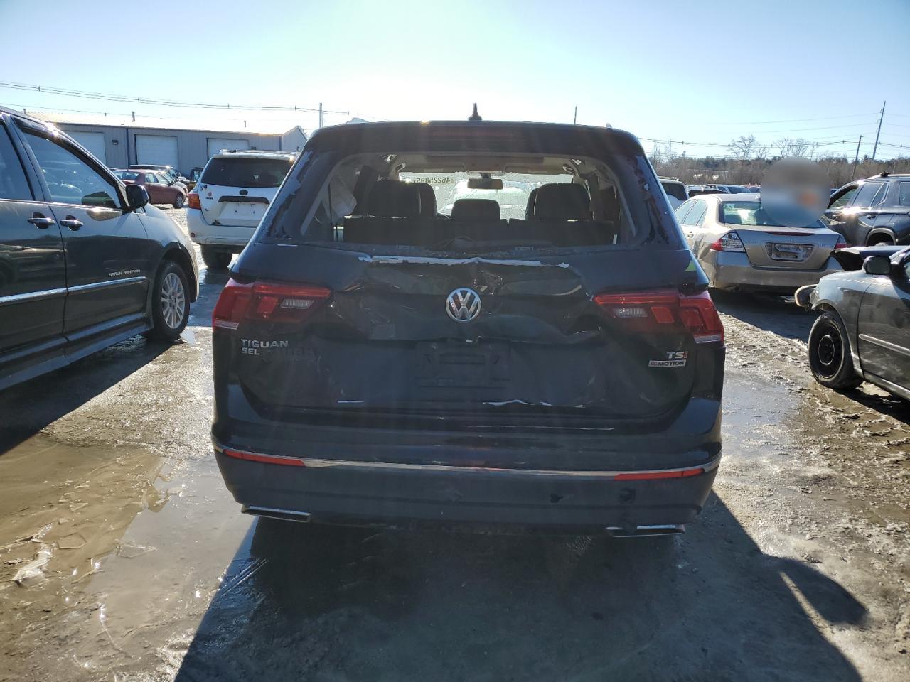 2018 Volkswagen Tiguan VIN 3VV2B7AX5JM216675 Copart auction photo, side damage thumbnail 6