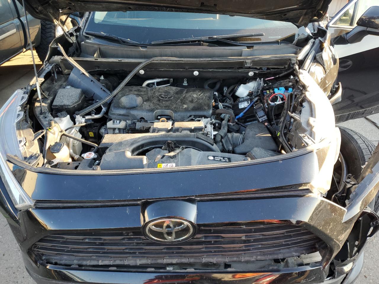 2021 Toyota RAV 4 VIN 2T3W1RFV8MC098793 Copart auction photo, front end damage thumbnail 12