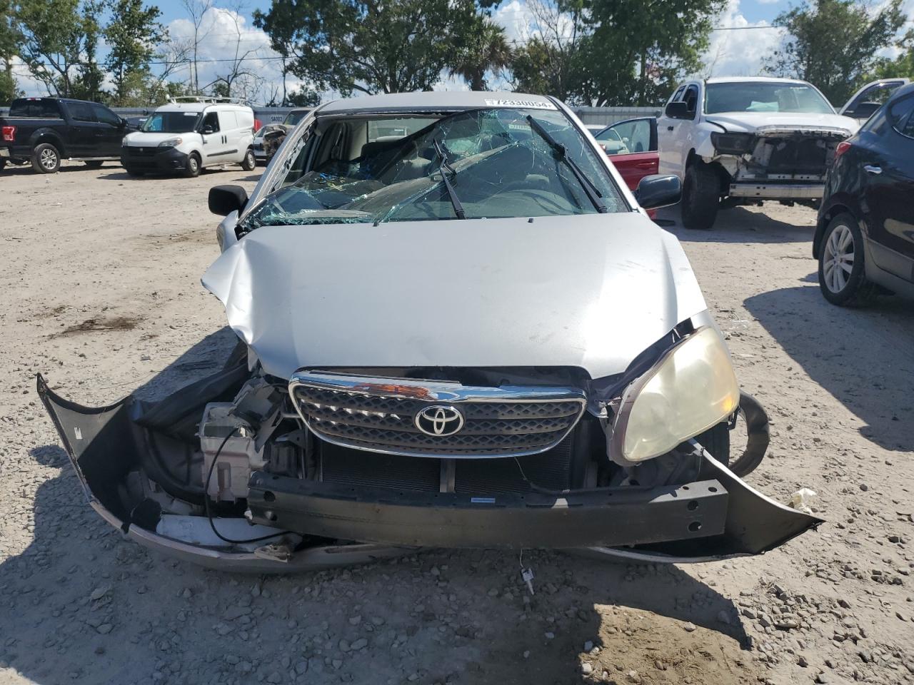 2008 Toyota Corolla VIN 1NXBR32E48Z987310 Copart auction photo, front end / side damage thumbnail 5