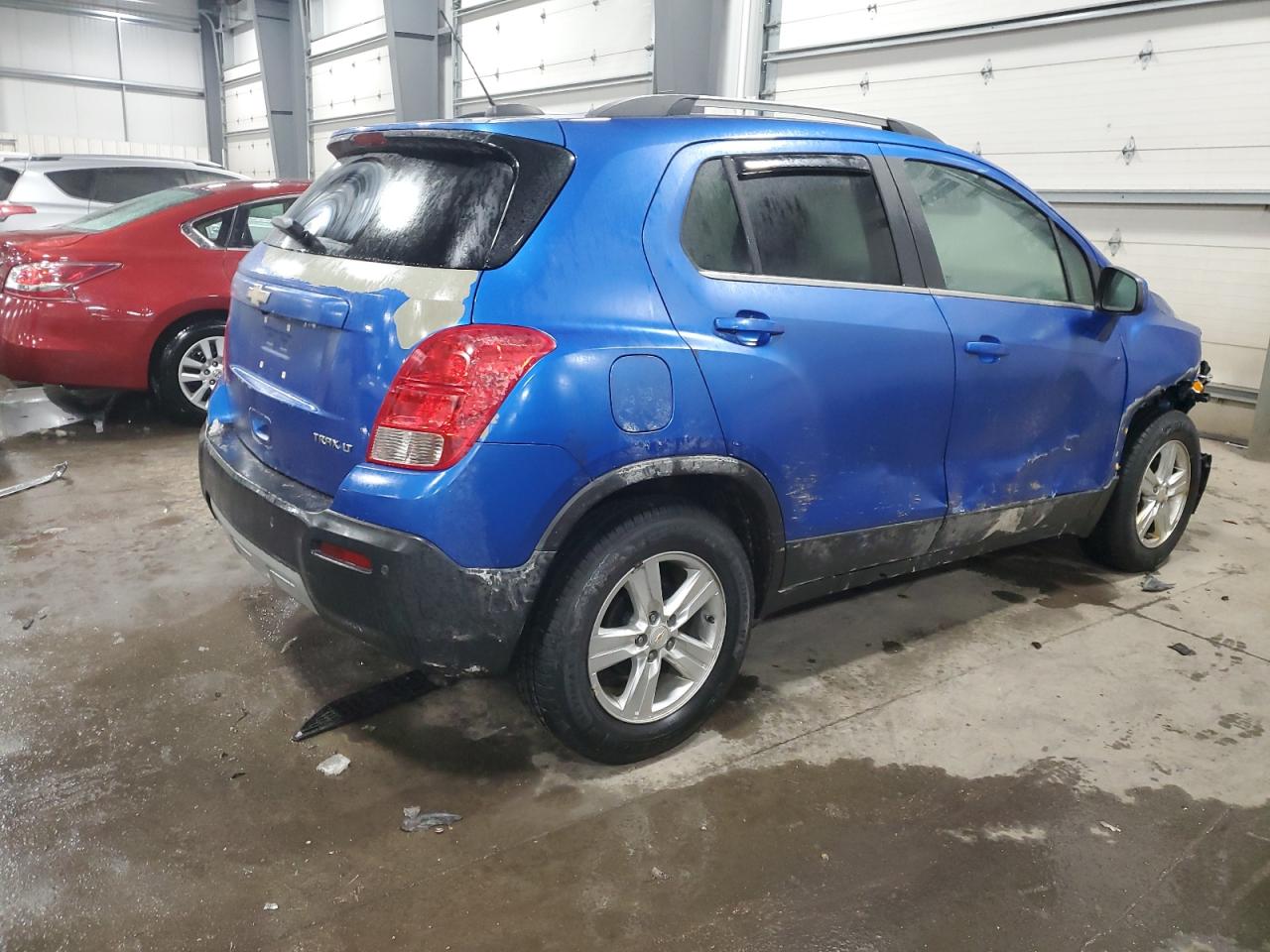 2016 Chevrolet Trax VIN KL7CJLSB0GB551955 Copart auction photo, front end / side damage thumbnail 3