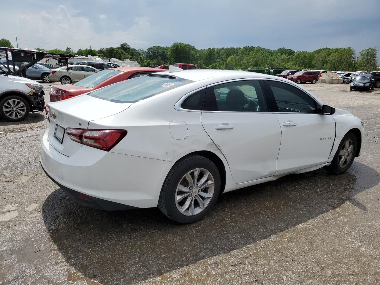 2021 Chevrolet Malibu VIN 1G1ZD5ST5MF071335 Copart auction photo, mechanical / side damage thumbnail 3