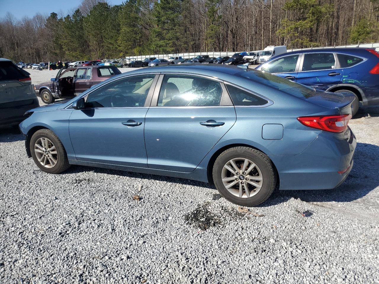 2015 Hyundai Sonata VIN 5NPE24AF4FH109292 Copart auction photo, front end damage thumbnail 2
