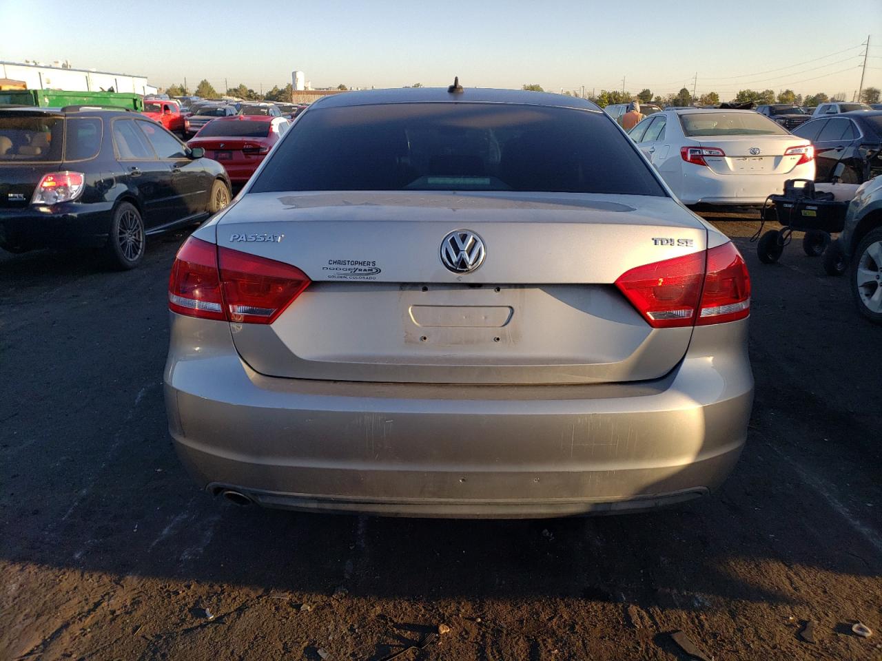2014 Volkswagen Passat VIN 1VWBN7A32EC099211 Copart auction photo, side damage thumbnail 6