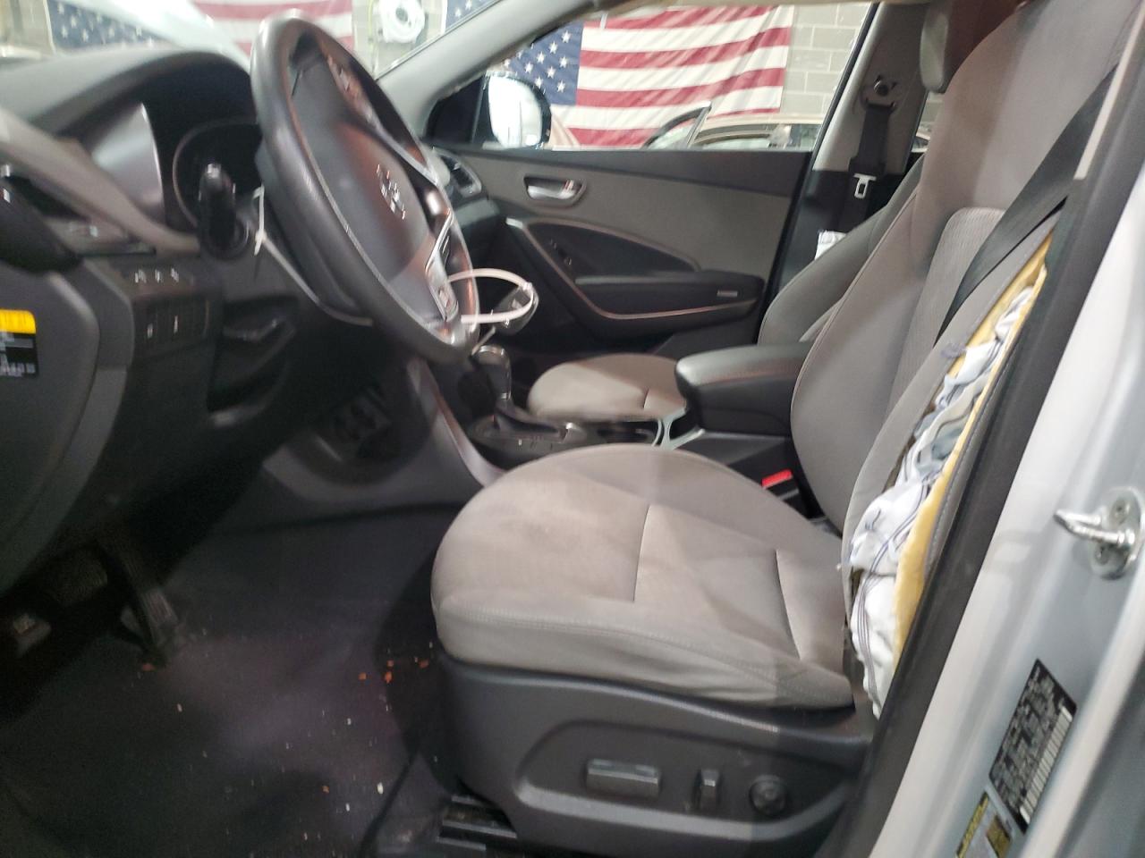 2015 Hyundai Santa Fe VIN KM8SMDHF3FU109255 Copart auction photo, rear end / front end damage thumbnail 7