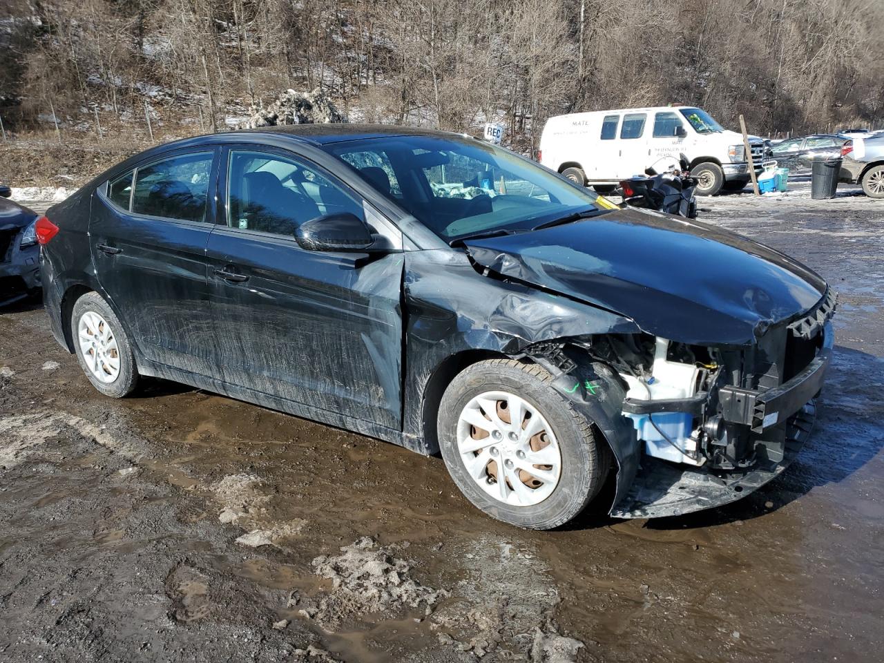 2018 Hyundai Elantra VIN 5NPD74LF3JH274169 Copart auction photo, front end damage thumbnail 4