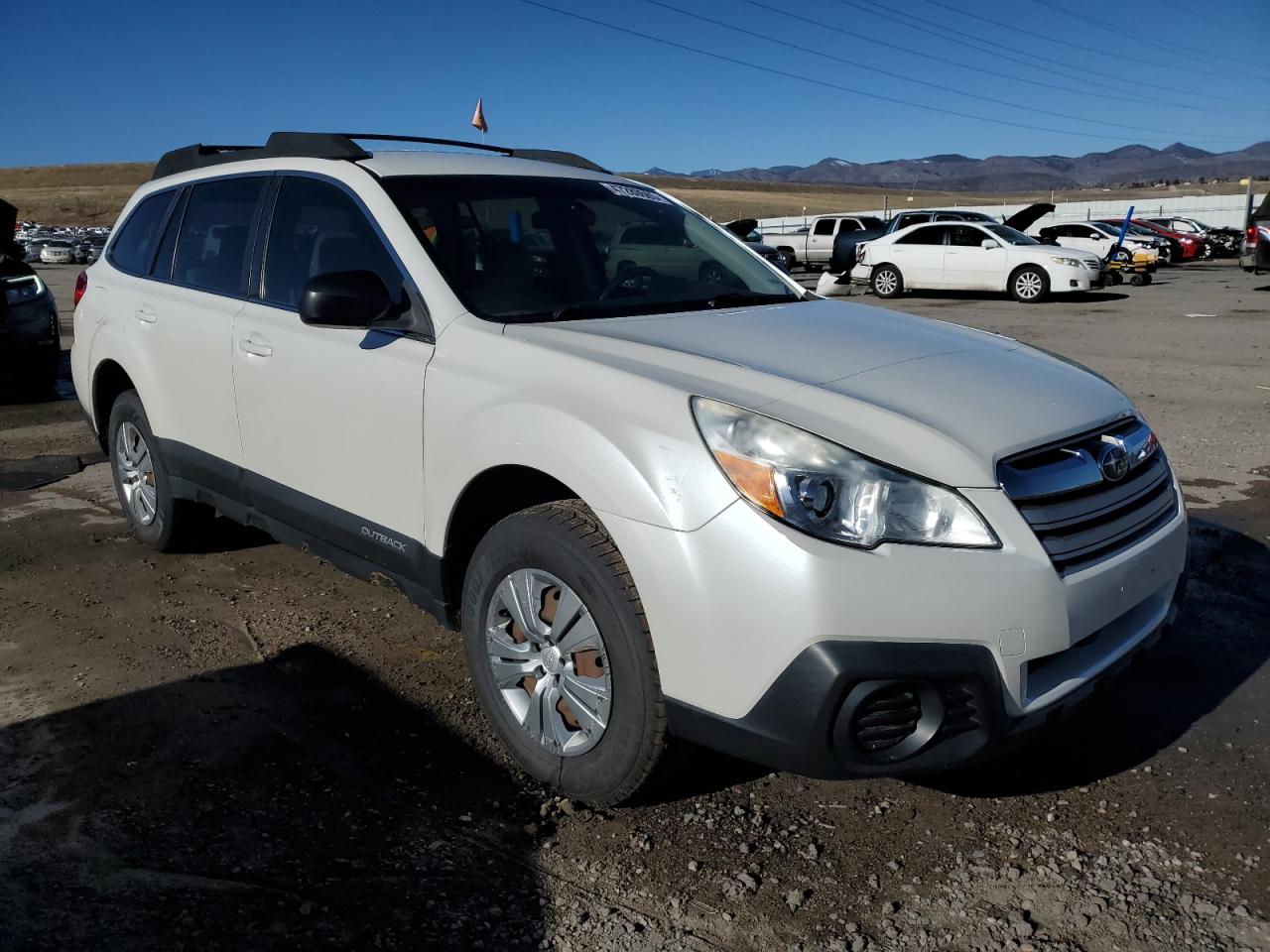 2013 Subaru Outback VIN 4S4BRCAC4D3313884 Copart auction photo, rear end / side damage thumbnail 4