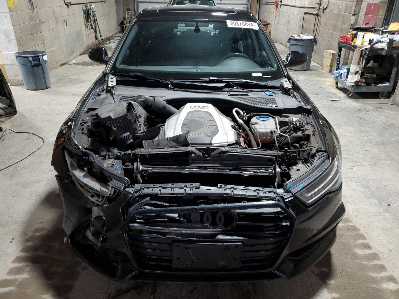 2018 Audi A6 VIN WAUG3AFC8JN053852 Copart auction photo, front end damage thumbnail 5