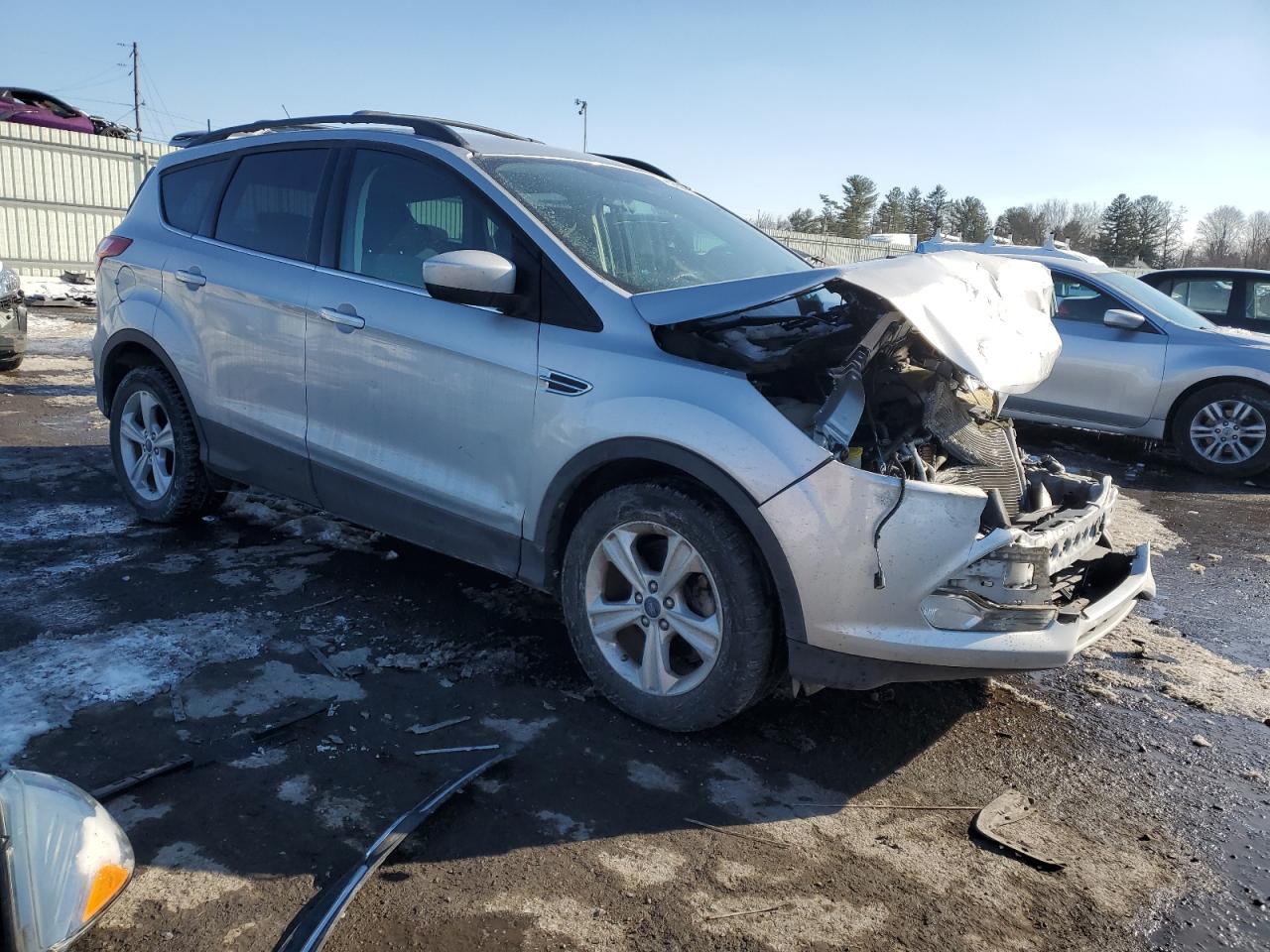 2014 Ford Escape VIN 1FMCU0GX7EUA96807 Copart auction photo, front end damage thumbnail 4