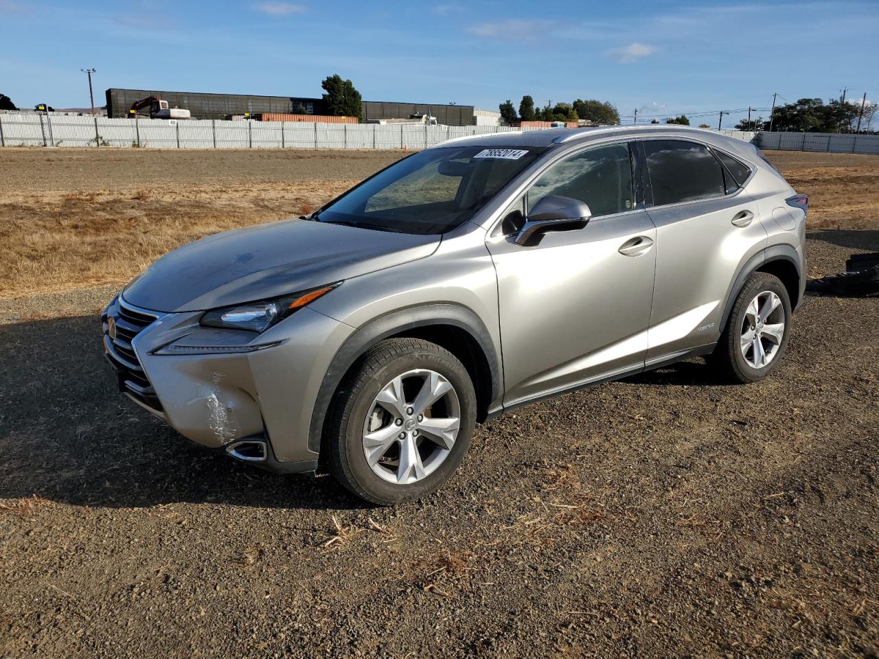 2017 Lexus NX VIN JTJBJRBZ5H2051142