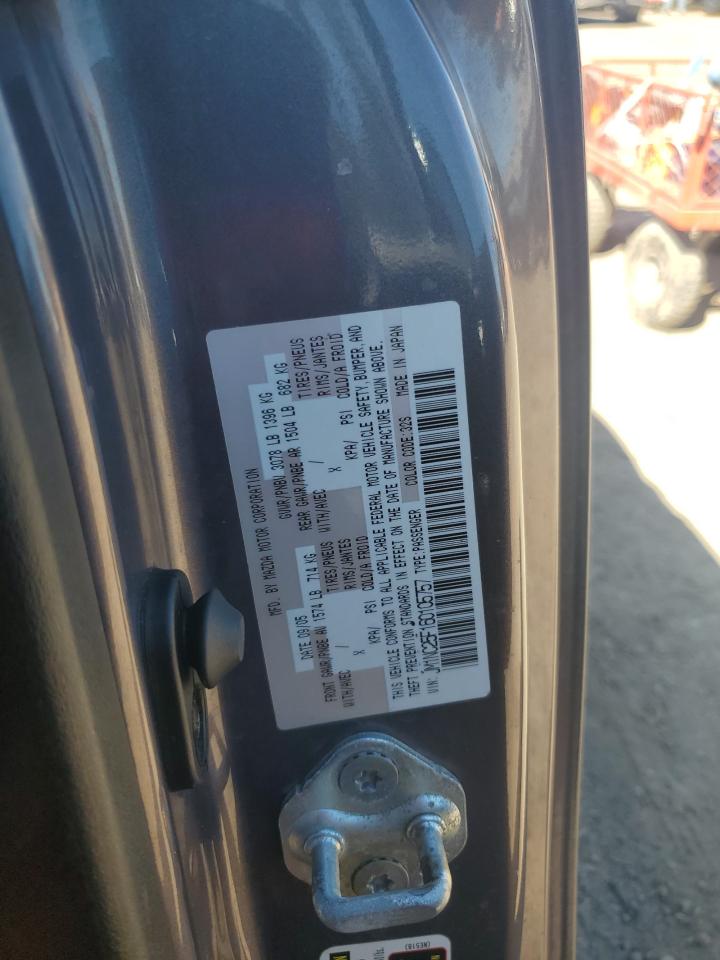 2006 Mazda MX-5 VIN JM1NC25F160105757 Copart auction photo, side damage thumbnail 12
