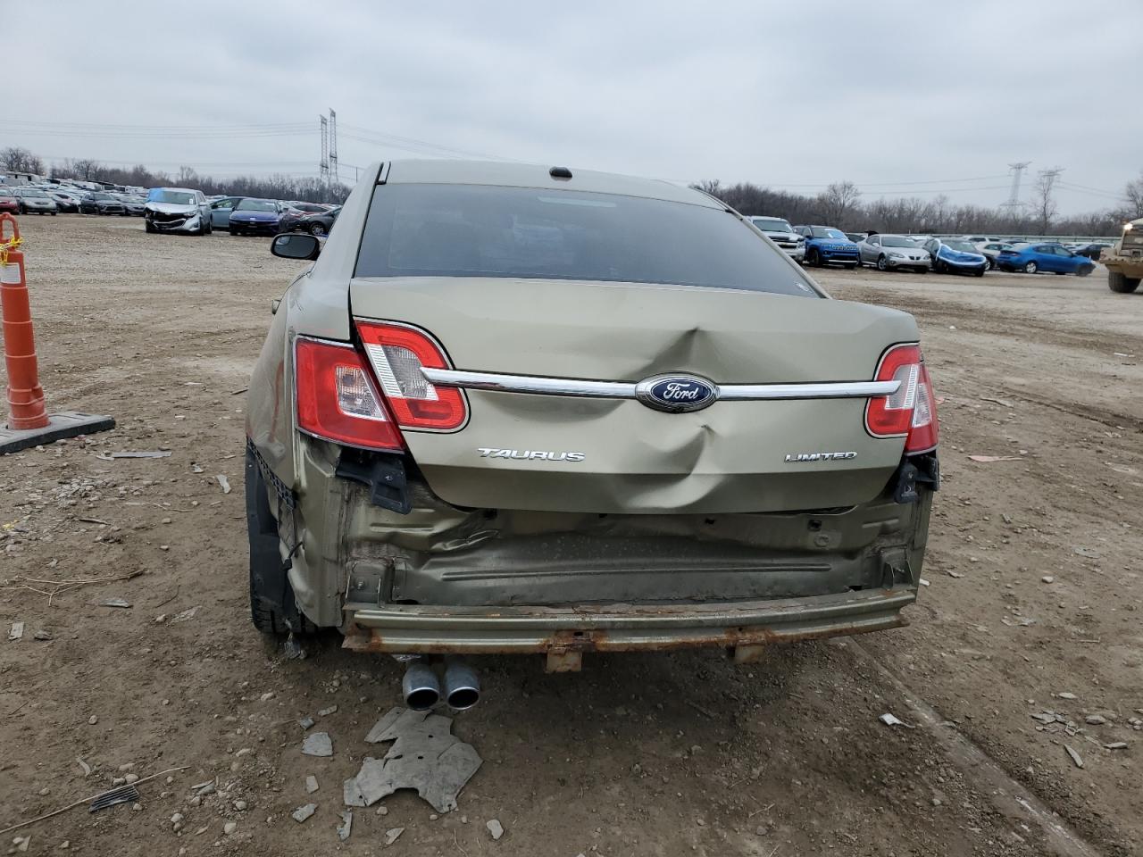 2012 Ford Taurus VIN 1FAHP2FW6CG116102 Copart auction photo, rear end damage thumbnail 6