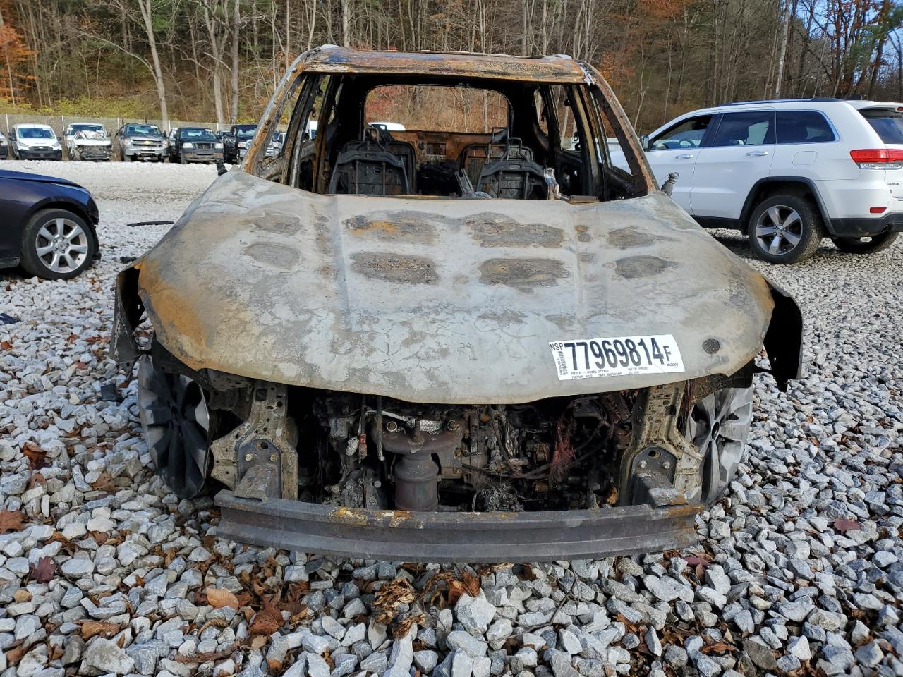 2021 KIA Telluride VIN 5XYP6DHC7MG138900 Copart auction photo, burn damage thumbnail 5