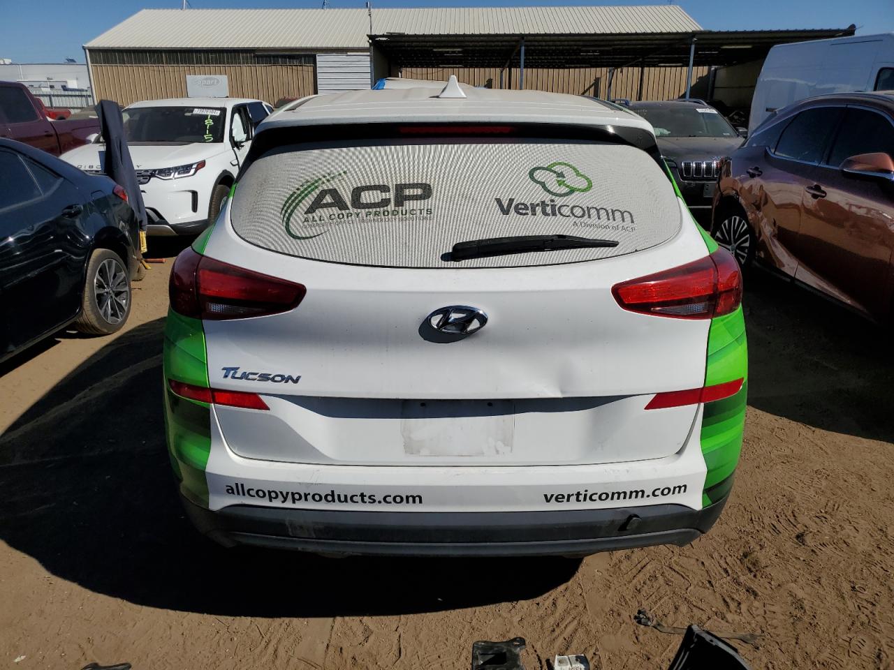 2020 Hyundai Tucson VIN KM8J23A42LU248616 Copart auction photo, front end damage thumbnail 6