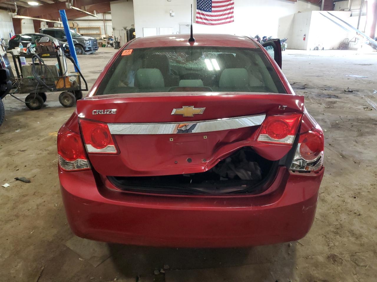 2011 Chevrolet Cruze VIN 1G1PF5S99B7302363 Copart auction photo, front end / side damage thumbnail 6