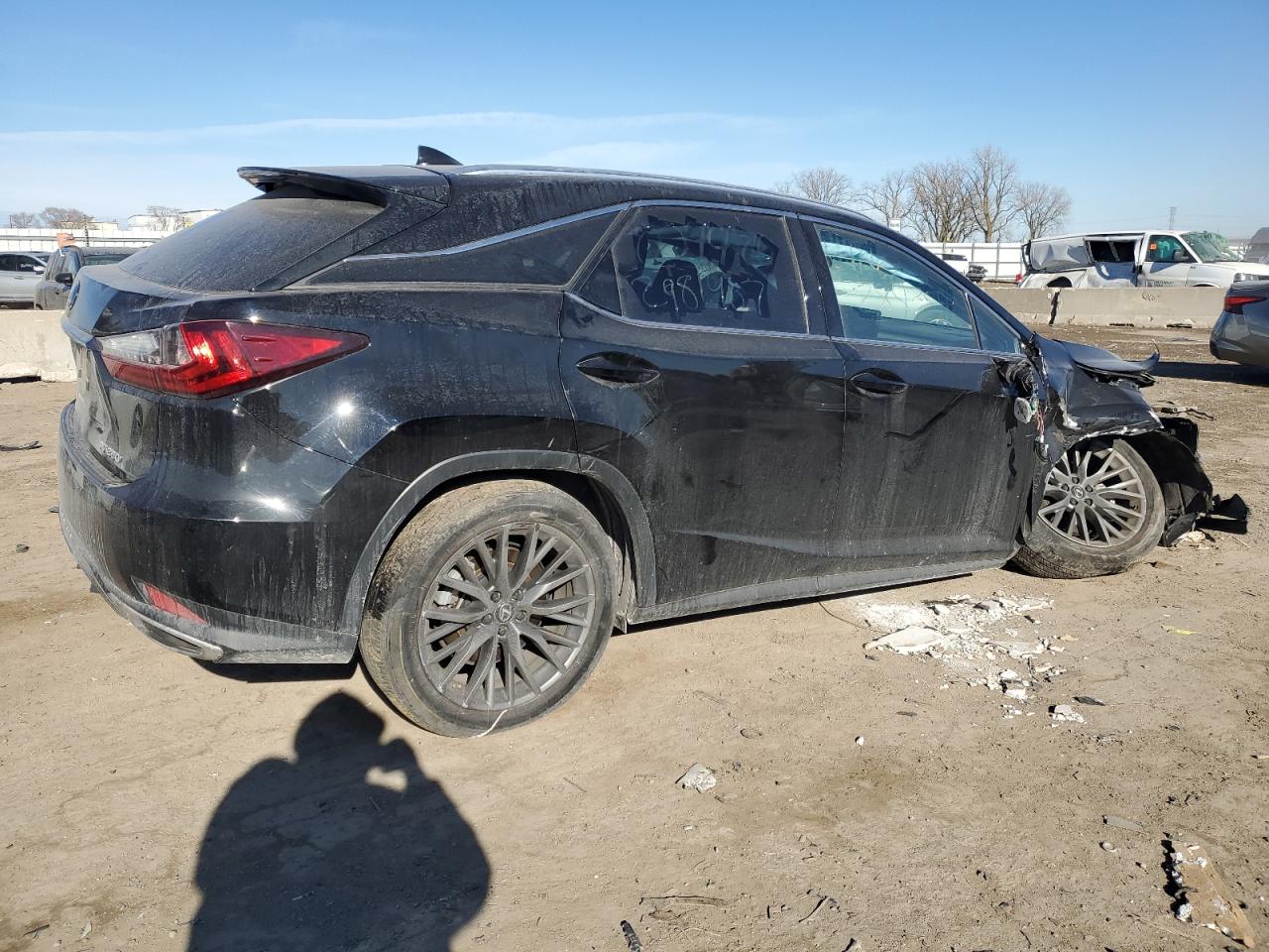 2021 Lexus RX VIN 2T2SZMDAXMC285354 Copart auction photo, all over damage thumbnail 3