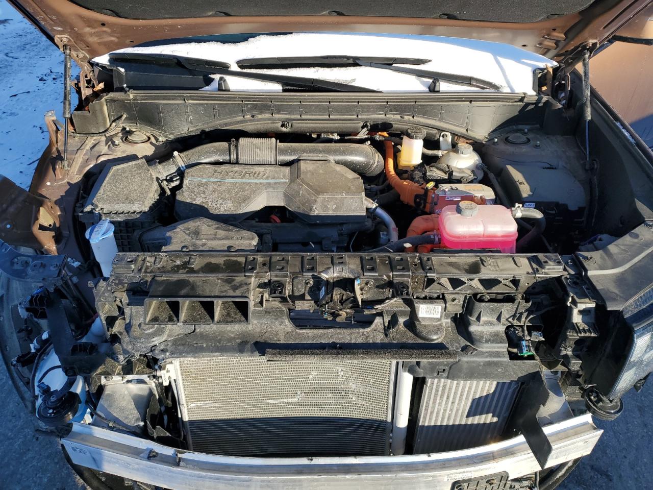 2024 Hyundai Santa Fe VIN 5NMP5DG16RH010468 Copart auction photo, undercarriage / front end damage thumbnail 12