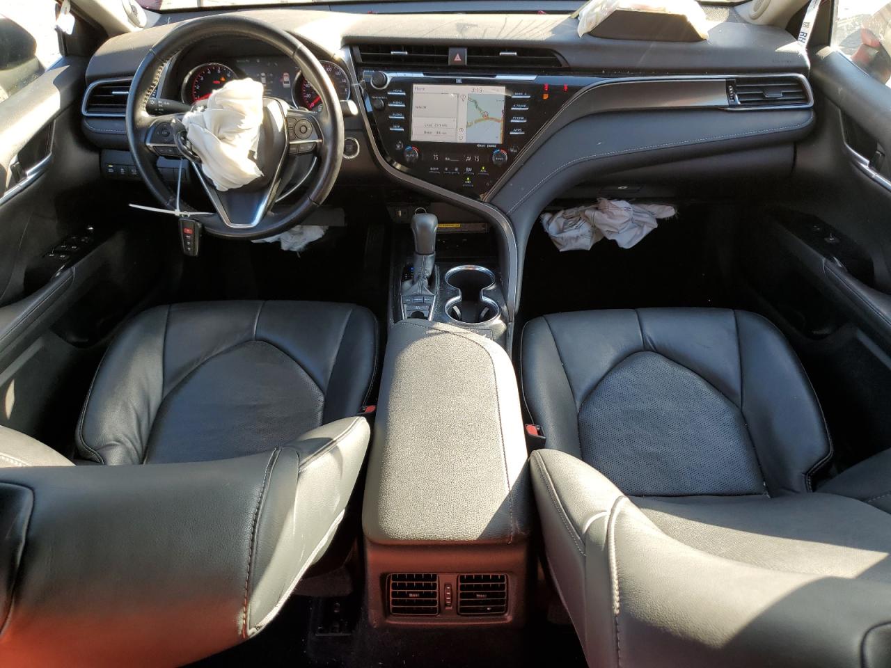 2019 Toyota Camry VIN 4T1B61HK0KU161801 Copart auction photo, front end damage thumbnail 8