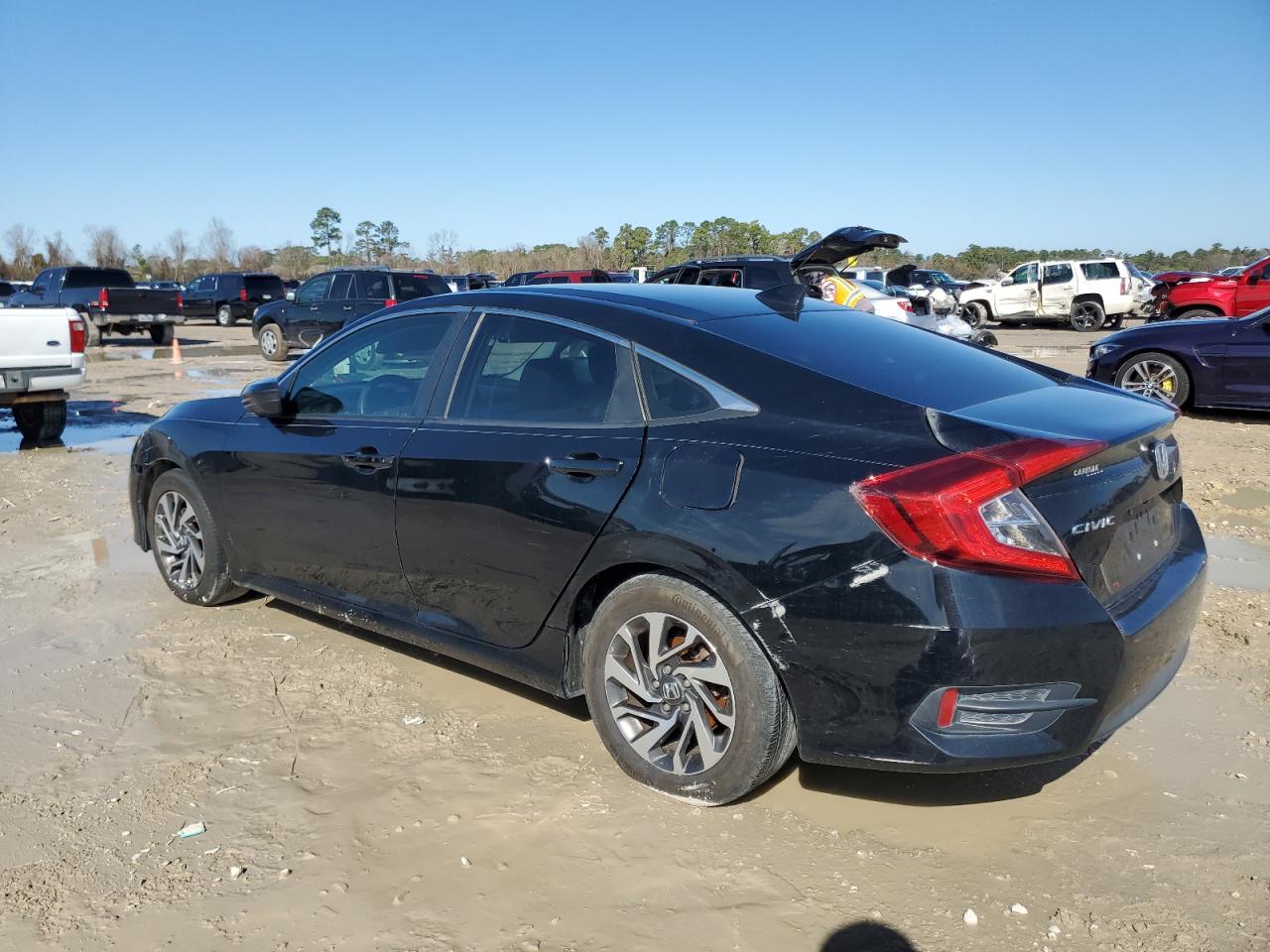 2017 Honda Civic VIN 19XFC2F77HE047322 Copart auction photo, mechanical damage thumbnail 2