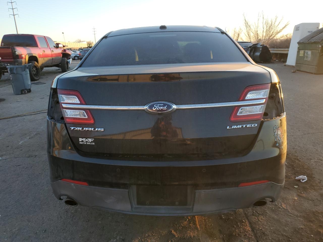 2015 Ford Taurus VIN 1FAHP2F88FG144487 Copart auction photo, side / rear end damage thumbnail 6