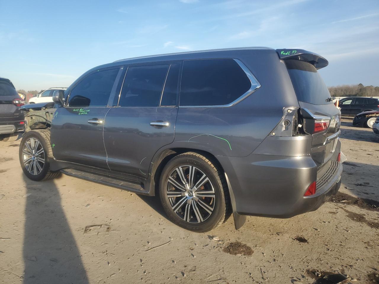 2018 Lexus LX VIN JTJHY7AX4J4260540 Copart auction photo, front end / minor dent/scratches damage thumbnail 2