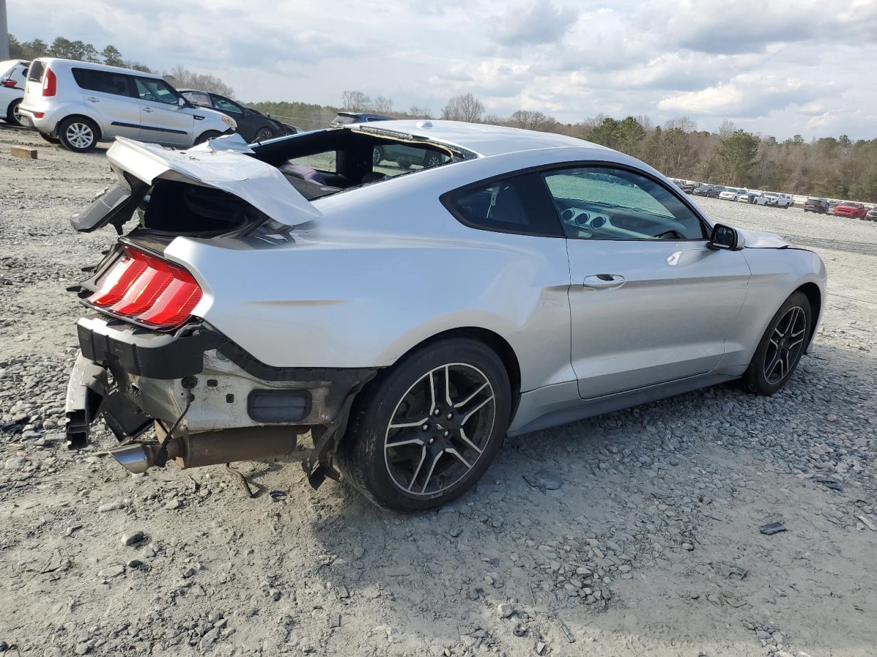 2019 Ford Mustang VIN 1FA6P8TH5K5199225 Copart auction photo, rear end damage thumbnail 3