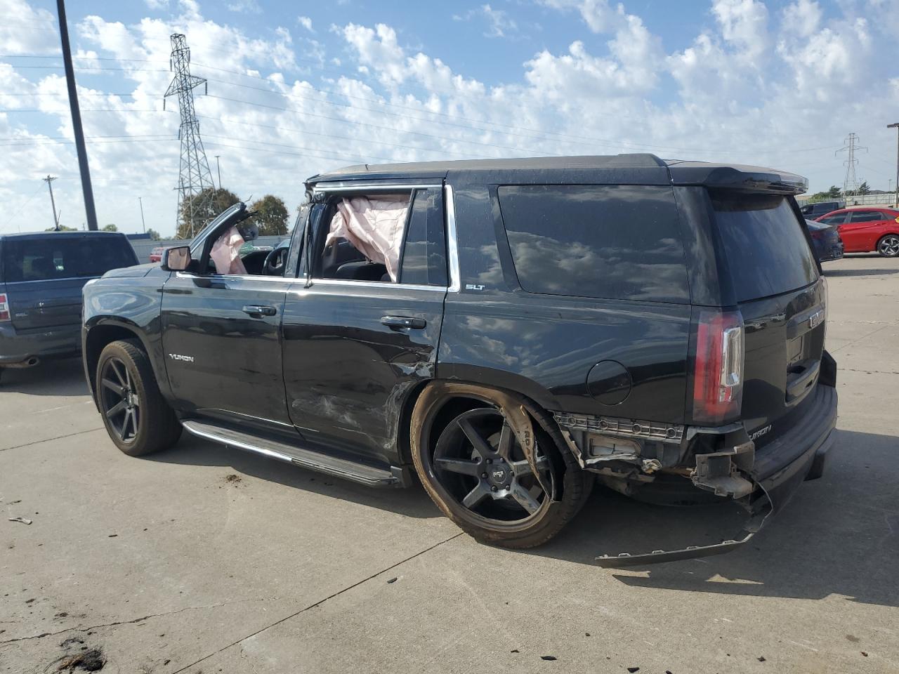 2017 GMC Yukon VIN 1GKS2BKCXHR358238 Copart auction photo, all over damage thumbnail 2