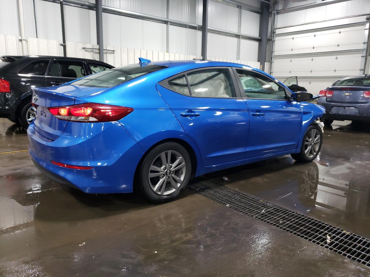 2017 Hyundai Elantra VIN KMHD84LF4HU407949 Copart auction photo, front end damage thumbnail 3