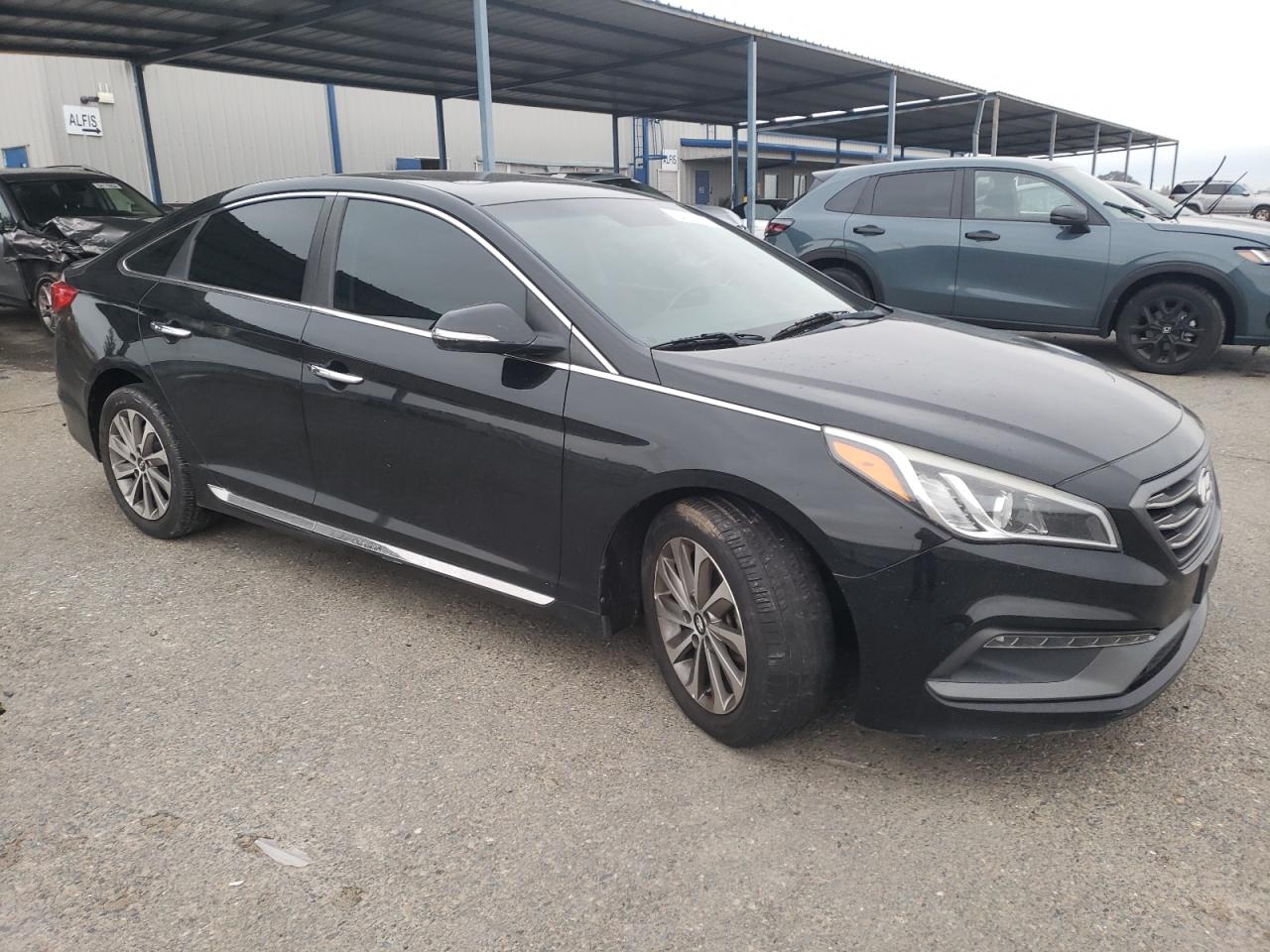 2016 Hyundai Sonata VIN 5NPE34AF3GH415754 Copart auction photo, all over damage thumbnail 4