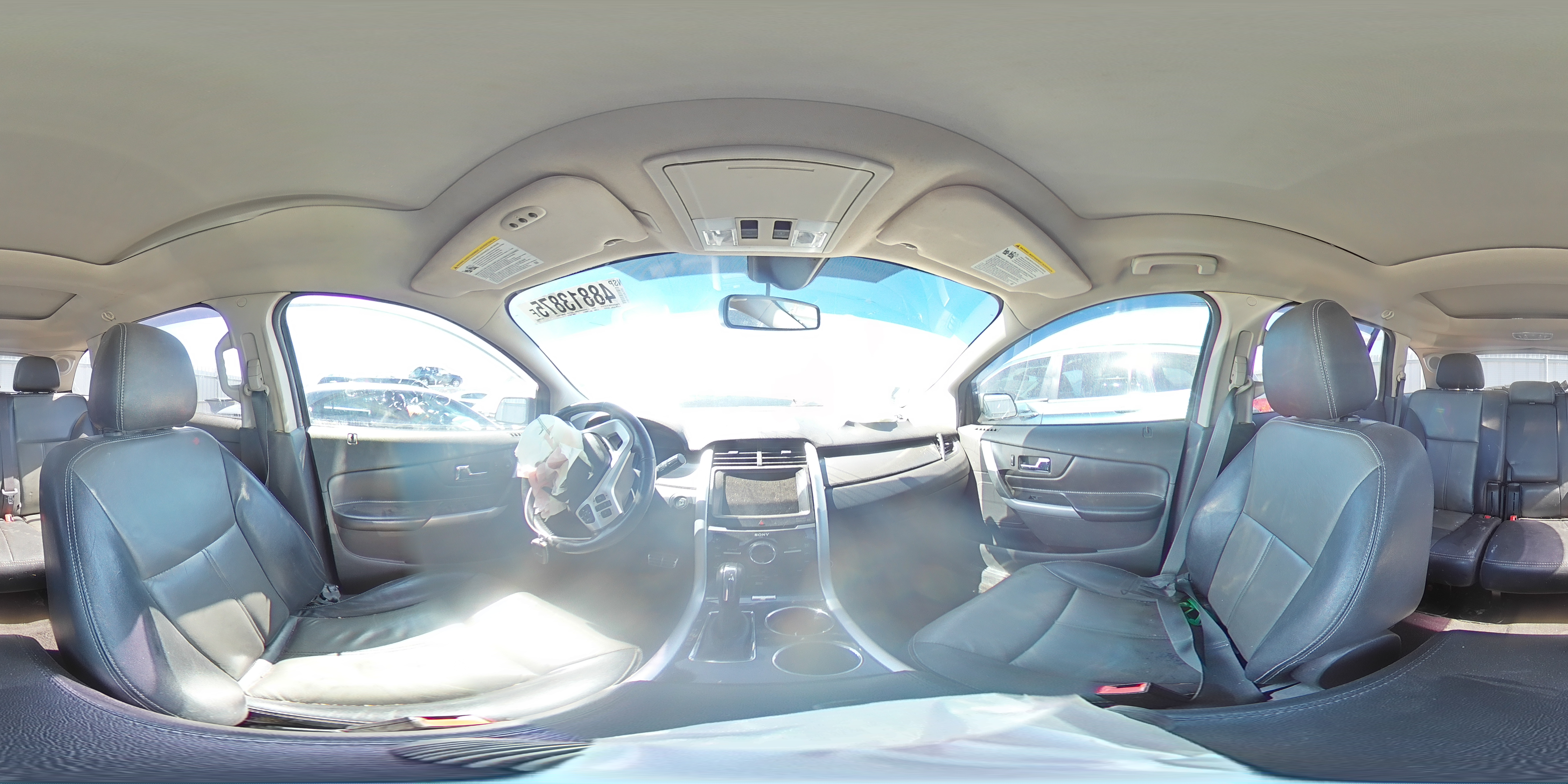 2014 Ford Edge VIN 2FMDK4AK2EBA62228 Copart auction photo, frame damage damage thumbnail 14