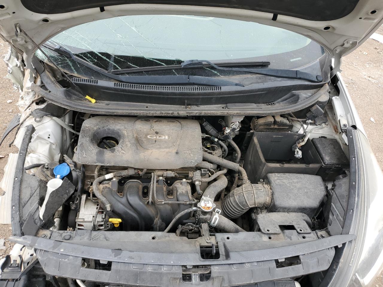 2016 KIA Rio VIN KNADM4A31G6661742 Copart auction photo, side / front end damage thumbnail 13