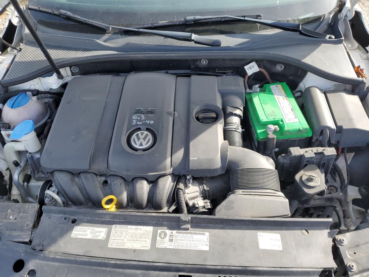 2014 Volkswagen Passat VIN 1VWBP7A32EC016628 Copart auction photo, all over damage thumbnail 12