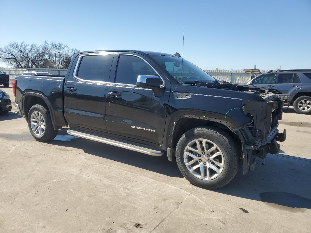 2019 GMC Sierra VIN 3GTP8BED1KG108222 Copart auction photo, front end / hail damage thumbnail 4