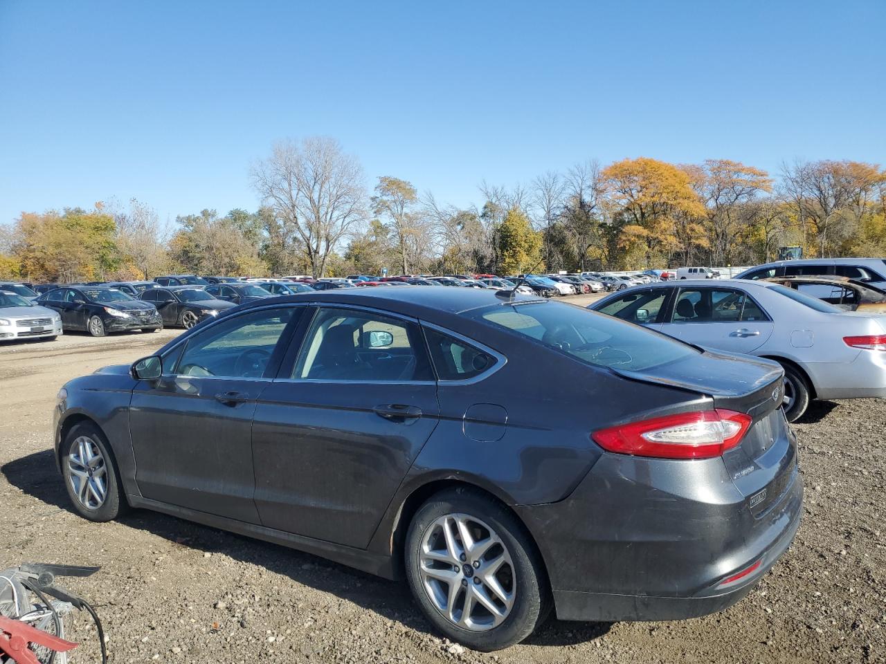 2015 Ford Fusion VIN 3FA6P0HD1FR129991 Copart auction photo, rear end damage thumbnail 2