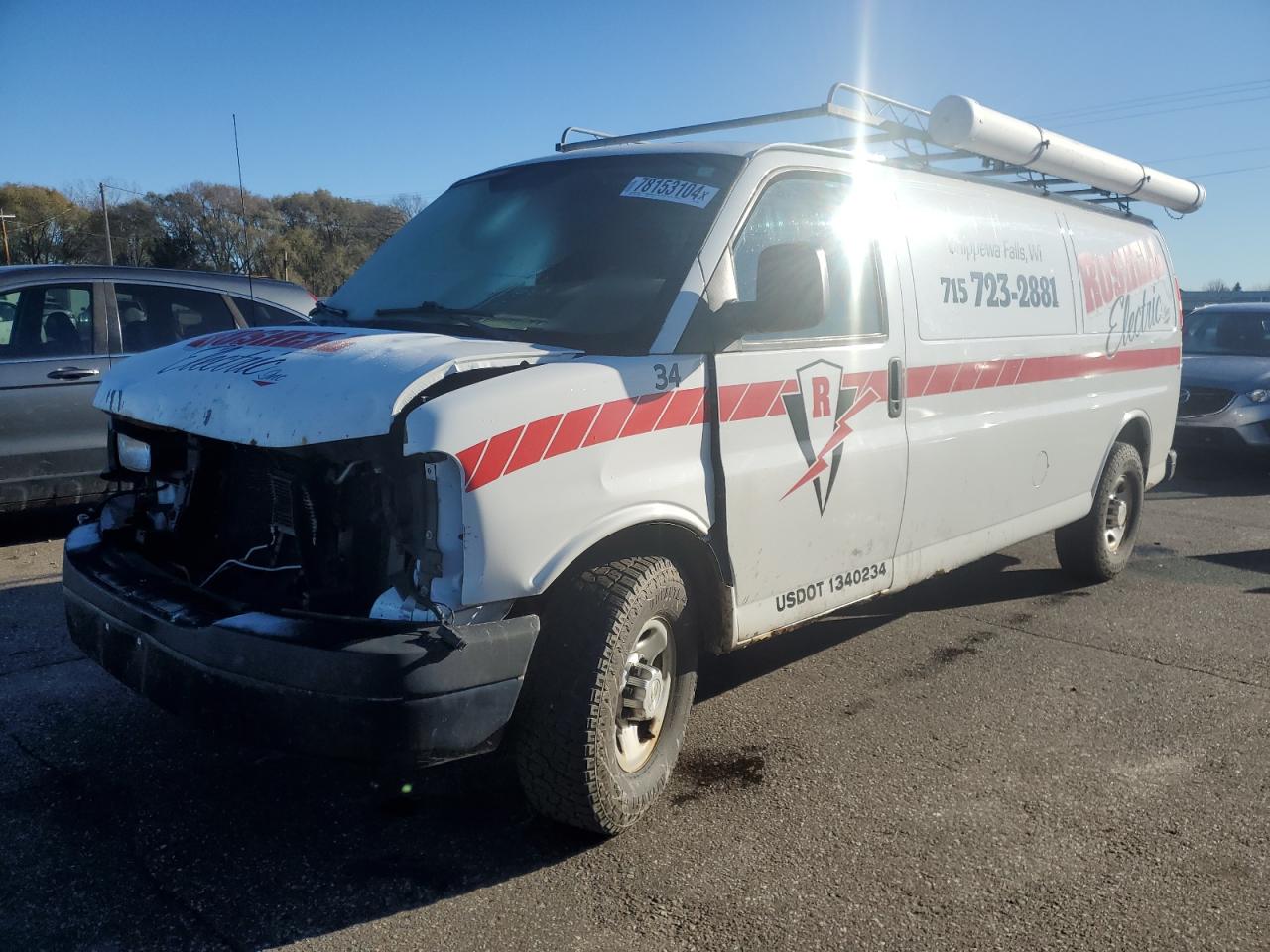2011 Chevrolet Express VIN 1GCZGUCG3B1120889