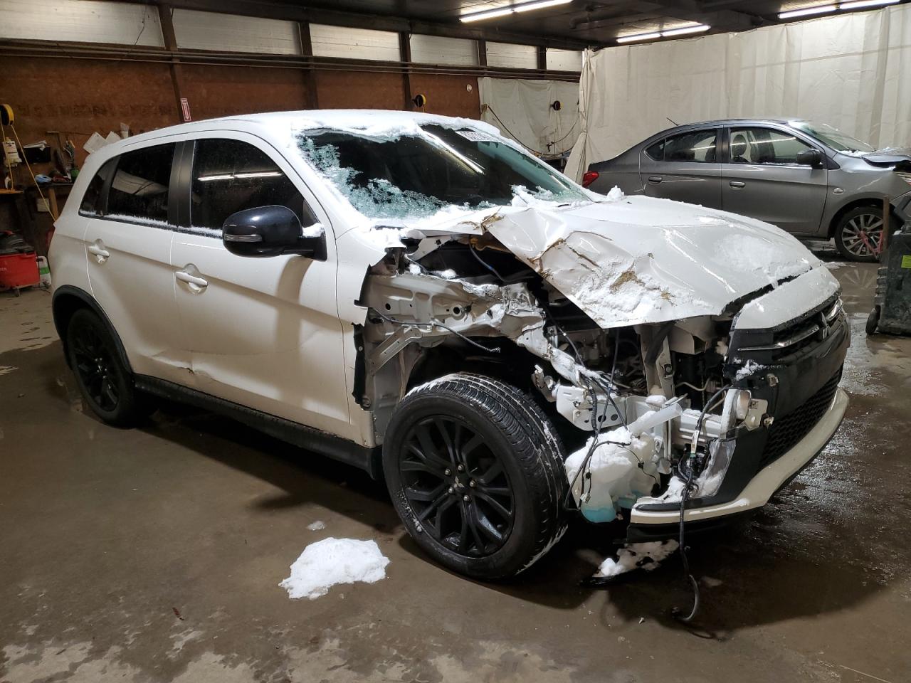 2019 Mitsubishi Outlander VIN JA4AP3AU9KU031384 Copart auction photo, front end damage thumbnail 4