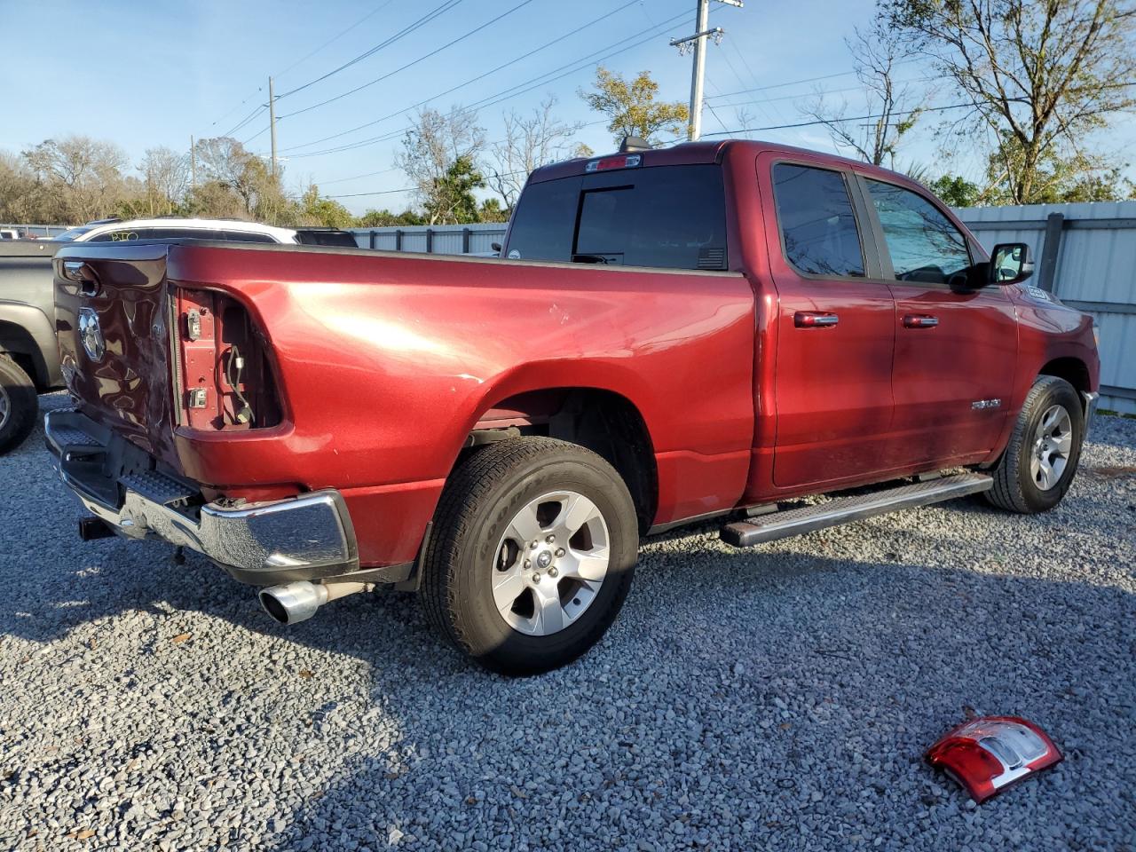 2019 RAM 1500 VIN 1C6RREBT3KN680197 Copart auction photo, rear end damage thumbnail 3