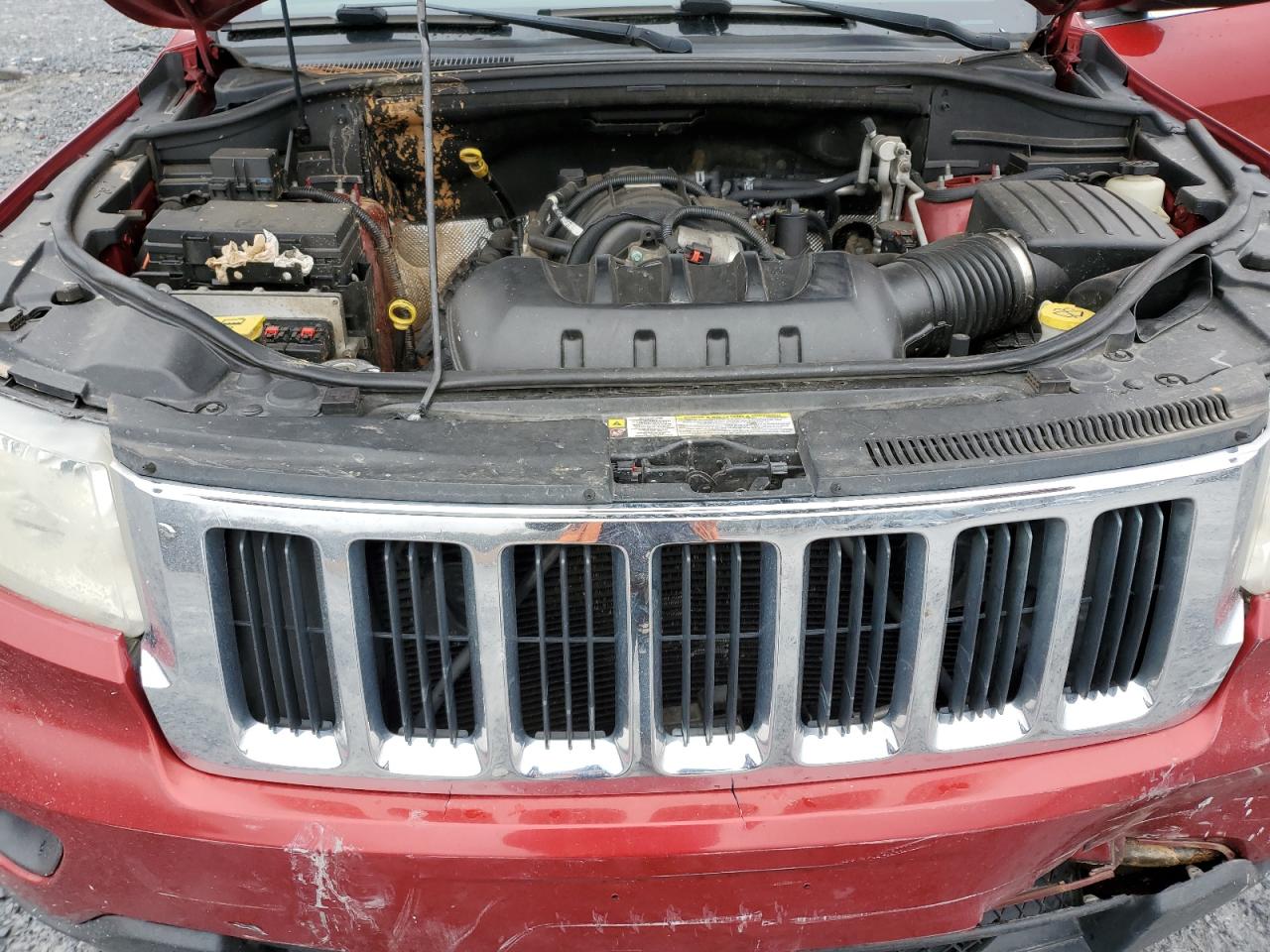 2011 Jeep Grand Cherokee VIN 1J4RR4GT1BC542031 Copart auction photo, front end damage thumbnail 13