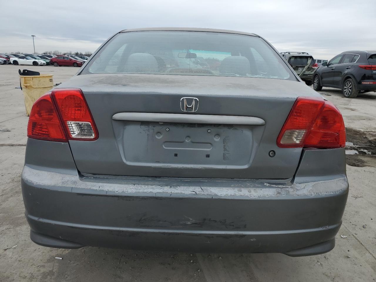 2004 Honda Civic VIN 2HGES16534H571431 Copart auction photo, front end damage thumbnail 6