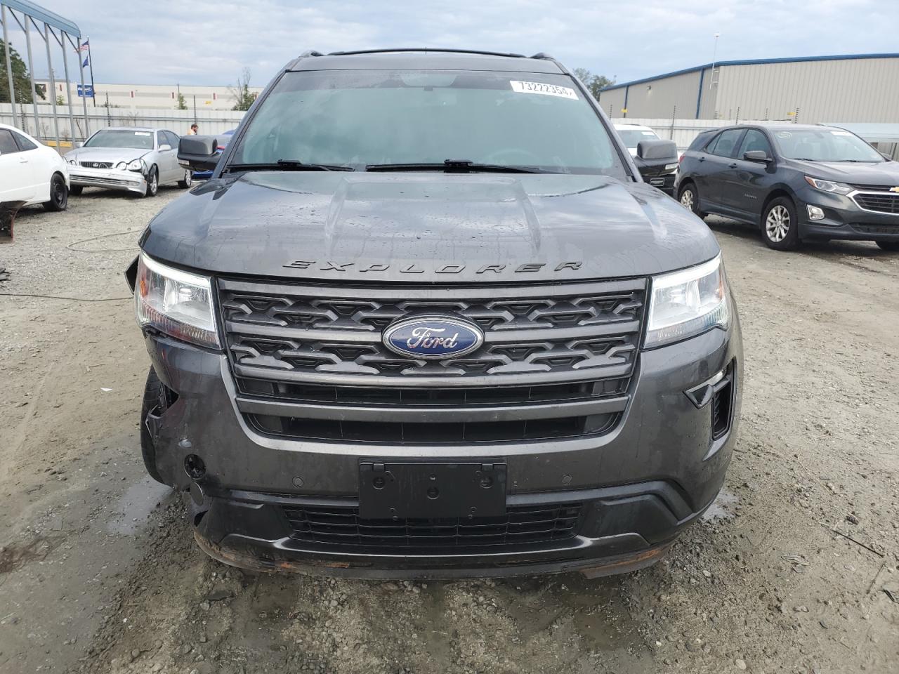 2018 Ford Explorer VIN 1FM5K8DH1JGA22804 Copart auction photo, front end / undercarriage damage thumbnail 5