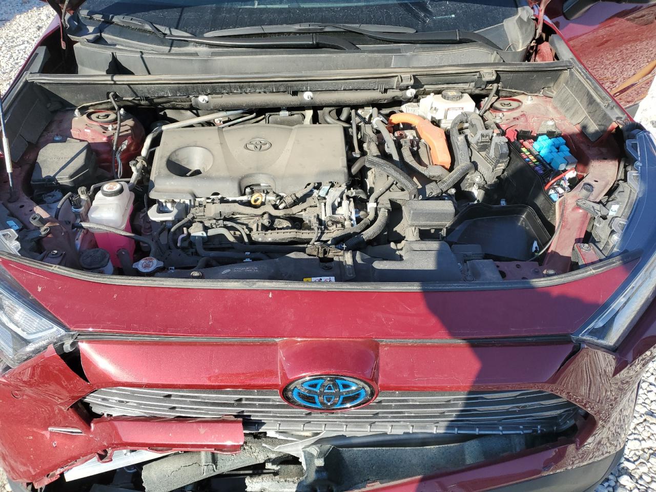 2021 Toyota RAV 4 VIN 4T3D6RFV0MU059008 Copart auction photo, front end / rear end damage thumbnail 12