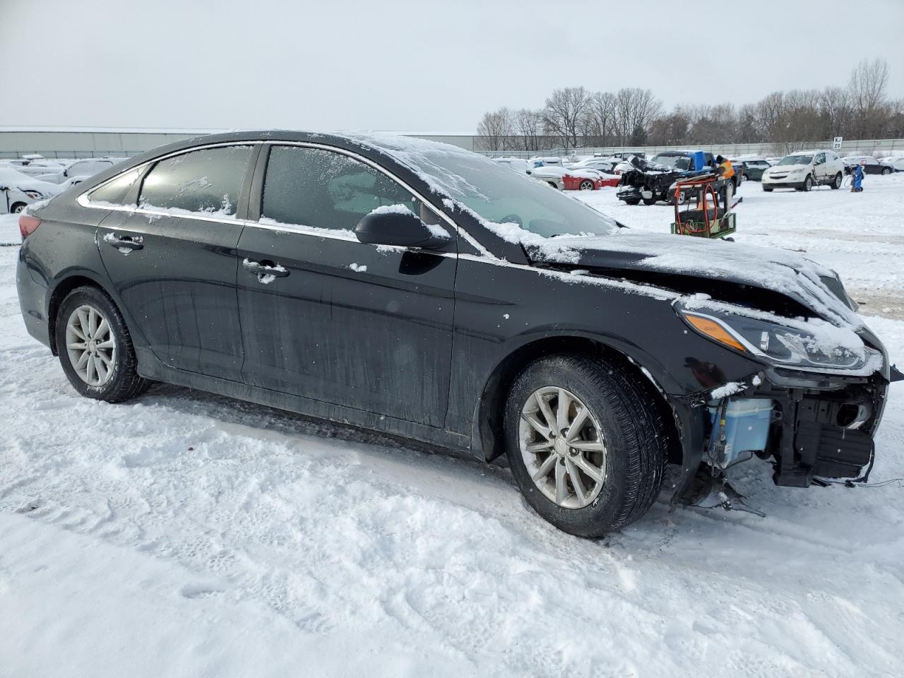 2018 Hyundai Sonata VIN 5NPE24AF7JH721205 Copart auction photo, front end / minor dent/scratches damage thumbnail 4