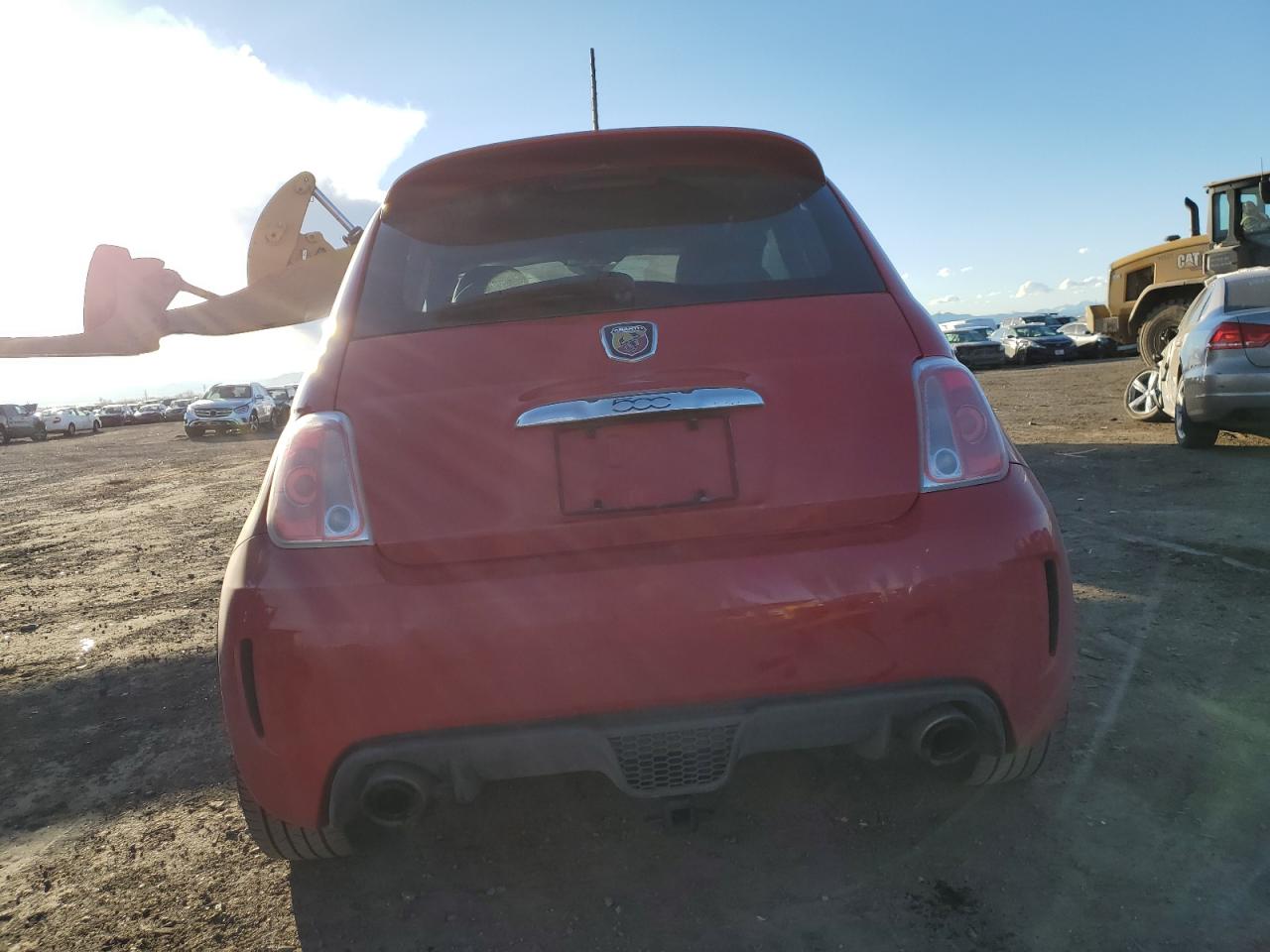 2013 Fiat 500 VIN 3C3CFFFH3DT747777 Copart auction photo, all over damage thumbnail 6