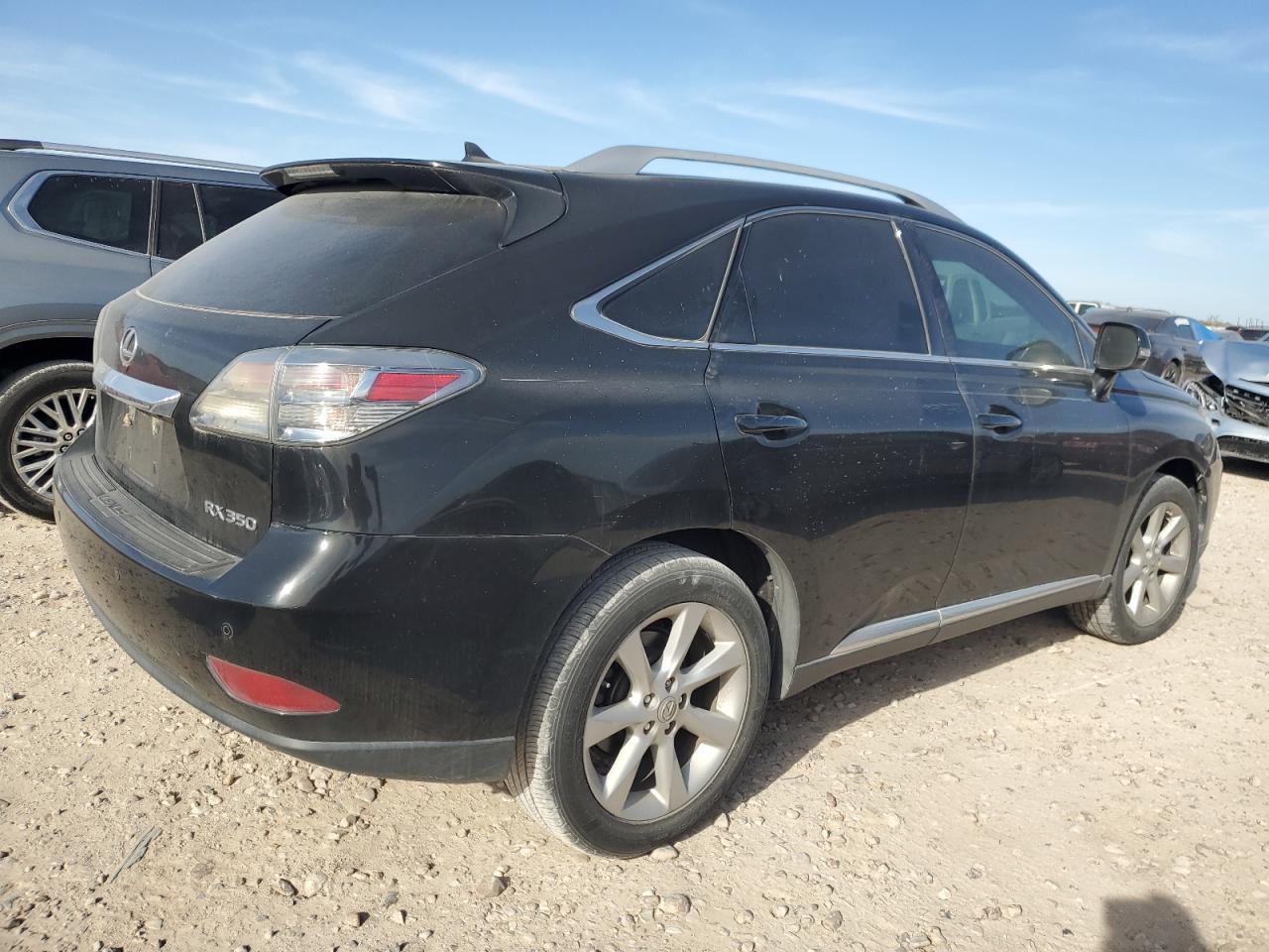 2011 Lexus RX VIN 2T2ZK1BA3BC056533 Copart auction photo, side / front end damage thumbnail 3