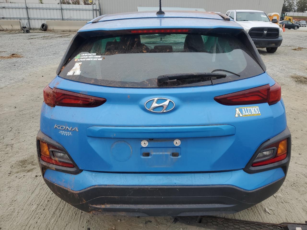 2019 Hyundai Kona VIN KM8K12AA8KU385646 Copart auction photo, all over damage thumbnail 6